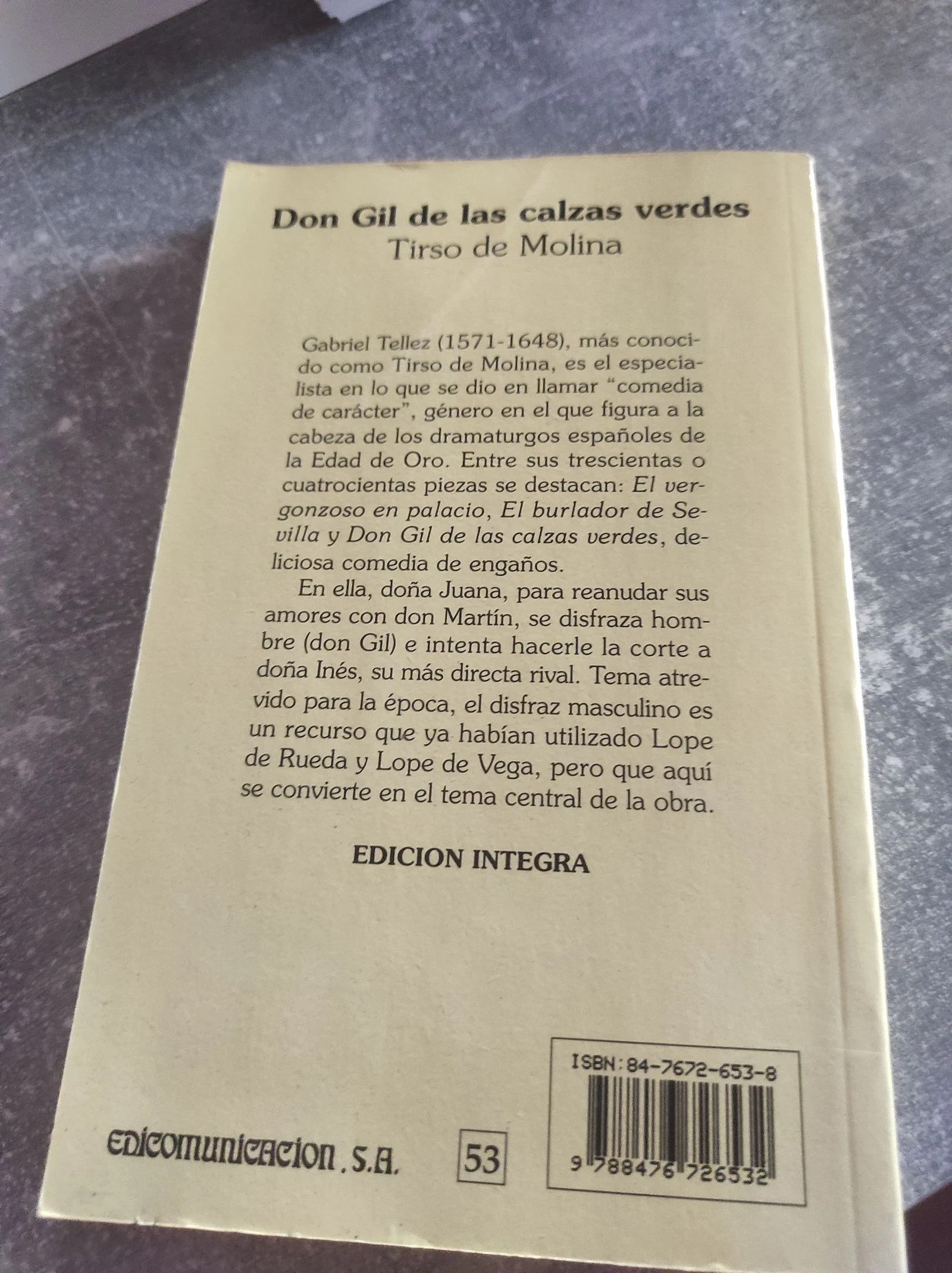 Don Gil de de groene kousen, Tirso de Molina 1995 – photo 8